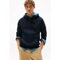 Tommy Hilfiger Hoodie ESSENTIAL TERRY mit Tunnelzug und Flag-Stickerei