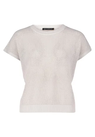 Betty Barclay - Lochstrick-Pullover beige - Gr. - 40