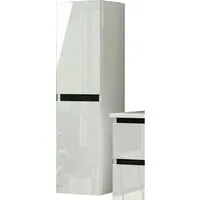 Homeline Hängeschrank Hängeschrank Weiß Hochschrank Badezimmerschrank badmöbel Hochglanz