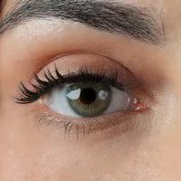 Charmiga Jahreslinsen Farbige Kontaktlinsen grün-grau mit & ohne Stärke Summer Green-Gray