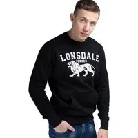 Lonsdale Sweatshirt Lonsdale Rundhals Slimfit Sweatshirt Kersbrook Kängurutasche vorderseite