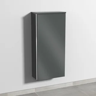 Sanipa 3way Mittelschrank mit 1 Tür, Anthrazit-Glanz, BS17179 BS17179