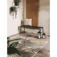 benuta Outdoorteppich Cleo, rechteckig, Höhe: 5 mm, Teppich Wohnzimmer, Schlafzimmer, Esszimmer, Flur, Kunstfaser, Cozy