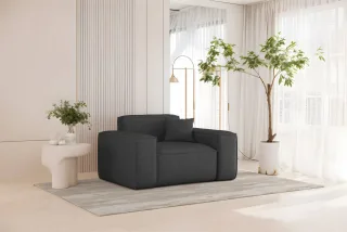 Sessel Designersessel CELES PREMIUM in Stoff Artico Anthrazit