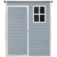 osoltus Gartenhaus osoltus Lönneberga 1,5m² Gartenhaus Kunststoff Schuppen 96 x 157 cm