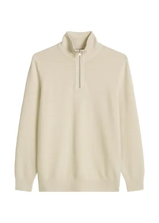 Marc OPolo Casual - Troyer regular Grey Silk - Gr. - M
