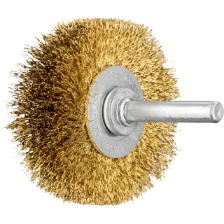 PFERD TOOLS Rundbürste ungezopft RBU Messing-Draht mit Schaft - 43104002