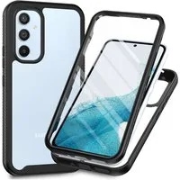 betterfon Handyhülle für Samsung Galaxy A34 5G TPU Case mit 360° Rundumschutz Displayschutz, 360 Grad Hülle mit Displayschutz und Fingerprint
