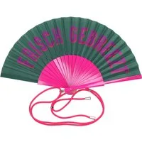 Giftcompany Dekoobjekt Fififan Fächer Frisch Gebreezt grün/pink 23cm