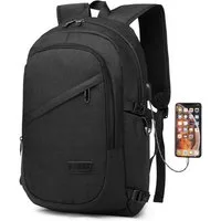 KONO Laptoprucksack, XL Laptop-Rucksack (50x30x14cm) + kleines Zahlenschloss