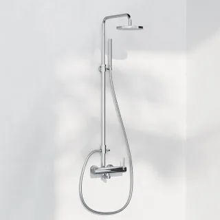 Steinberg Brauseset Aufputz m. EHM, Regen-/Handbrause, Serie 100, 100.2760 1002760