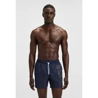 BOSS Badeshorts Octopus Mit BOSS Logoschriftzug, elastischer Taillenbund mit Kordel