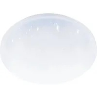 EGLO LED Deckenleuchte POGLIOLA-S Ø 31 cm, Deckenlampe, Flurlampe, Küchenlampe, Dimmfunktion, LED fest integriert, Neutralweiß, Ø31cm, Kristalleffekt Deckenleuchte, Lampe weiß, Kinderzimmerlampe
