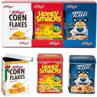 Tanner Kaufladensortiment Kelloggs Metalldosen-Set