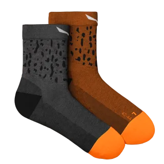 SALEWA - Mountain Trainer Sal. Merino Kurze Socken Herren - Grau (Gr.45-47)