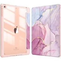 Fintie Tablet-Hülle für iPad 6. Gen 2018/ iPad 5. Gen 2017/ iPad Air 2/ iPad Air 9.7", Hülle mit Stifthalter und transparenter Hartschale auf der Rückseite