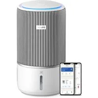 Philips Kombigerät Luftbefeuchter und -reiniger AC3420/10 PureProtect Water 3400 Series, Luftreinigungsrate 300 m³/h, für 78 m² Räume, mit HEPA-& Aktivkohlefilter, 650 ml/h Befeuchtungsrate, WLAN, Air+ App