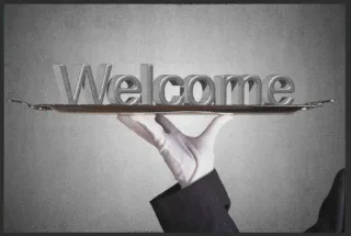 Fussmatte Welcome 5065 | Größe: 60 cm x 45 cm