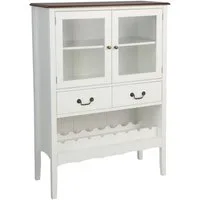 KOMFOTTEU Weinschrank Buffetschrank mit Glashalter