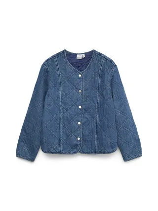 VERO MODA - VMERA LS QUILTED DNM JACKET SI343 medium blue denim - Gr. - M