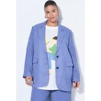 Studio Untold Blusenblazer Blazer oversized Pailletten-Streifen
