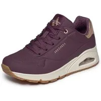 Skechers UNO GOLDEN AIR Sneaker Freizeitschuh, Halbschuh, Schnürschuh mit Metallic-Einsatz