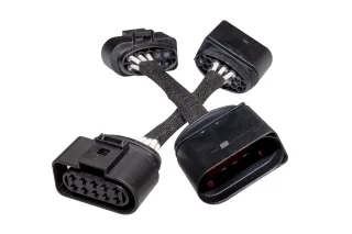 Original Kufatec XENON auf HALOGEN Scheinwerfer Adapter Kabel für VW Eos