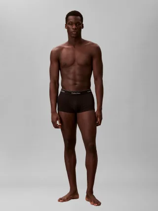 LOW RISE TRUNK 3PK BLACK W/BLACK WB - Gr. - M