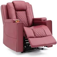 COMHOMA Relaxsessel Elektrisch Massagesessel mit Massagefunktion, LED, elektisch verstellbar