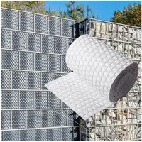 NYVI Sichtschutzstreifen Sichtschutzstreifen Privafence 255x19 cm für Zaun, (1-St), Polyrattan 3D Optik, Wetterfest, Reißfest