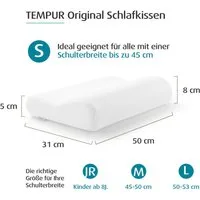 Tempur Schlafkissen TEMPUR® Original festes Memory Foam Schlafkissen, Memory Foam, druckentlastend