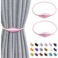 Agger Raffhalter Magnetische Vorhang Raffhalter 2 Stück, Vorhang Raffhalter Schnallen, (2-tlg), Holdbacks Halter Haken Clip für Zuhause Schlafzimmer Büro