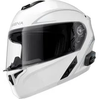 Sena Motorradhelm Sena OutRush R Klapphelm Weiss (ECE 22.06) (1er Set), klapphelm motorrad