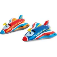 Intex Schwimmtier Wasser Spielzeug Ride-On Jet Fighter zufällige 117x104cm 57531NP
