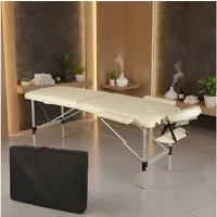Melko Massageliege Massageliege Massagebank Massagetisch inkl. Tasche 2 Zonen Therapie (Stück, Liege), Abnehmbare Elemente