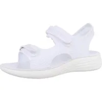 Ital-Design Damen Freizeit Riemchensandalette (86527285) Keilabsatz/Wedge Keilsandaletten in Weiß