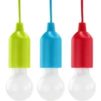 HyCell LED Gartenleuchte Pull-Light Set mit Zugschalter - Warmweiß LED, 22 Stunden Leuchtdauer, LED
