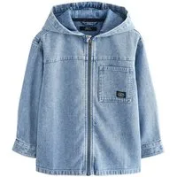 Next Outdoorhemd Leichte Hemdjacke Kapuzenjacke aus 100 % Baumwolle (1-tlg)