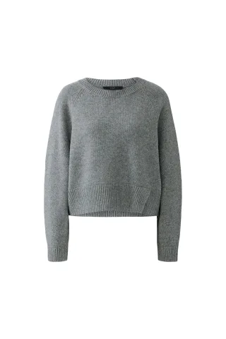 Oui - Pullover steel grey - Gr. - 38