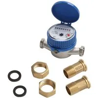 Youyijia Kaltwasserzähler WasserzäHler 1/2" Wasseruhr Garten Geeicht GartenwasserzäHler