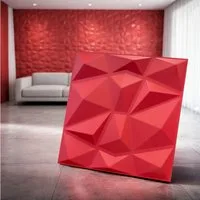 IKHEMalarka 3D Wandpaneel 3D Paneele PVC Kunststoffpaneele, BxL: 50,00x50,00 cm, 0,25 qm, (1 Stück, 3D Wandpaneele Deckenpaneele) hochwertige & harte PVC 3D Platten Wand & Decke
