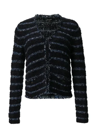 comma - Strickjacke blau - Gr. - 46