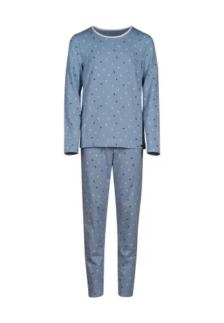 SKINY - Skiny Girls Pyjama lang Night In Skiny Pyjama denimblue stars - Gr. - 152