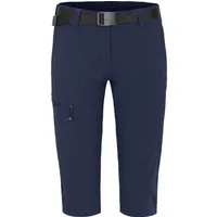 Bergson Outdoorhose BARLEE Capri (slim) Damen 3/4 Wanderhose, vielseitig, pflegeleicht, Normalgrößen, peacoat