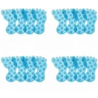 HAC24 Duscheinlage Anti-Rutsch Pads für Dusche & Badewanne Rutschfeste Duschpads, B: 9,5 cm, L: 14,5 cm, Set, 16-tlg., mit Saugnäpfen