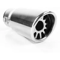 All Ride Auspuff-Flexrohr Auspuff Blende Chrom Endrohr Edelstahl Auspuffblende 148mm