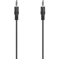 Hama Audio-Kabel 3,5-mm-Klinken-St.-3,5-mm-Klinken-St., Stereo 0,5m Audio-Kabel, 3,5-mm-Klinke, (50 cm)