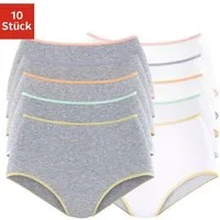 petite fleur by Lascana Taillenslip (10er-Pack) aus elastischer Baumwolle