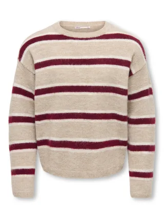 KIDS ONLY - KOGTALIO SCHOOL LS SHORT O-NECK KNT Humus - Gr. - 140