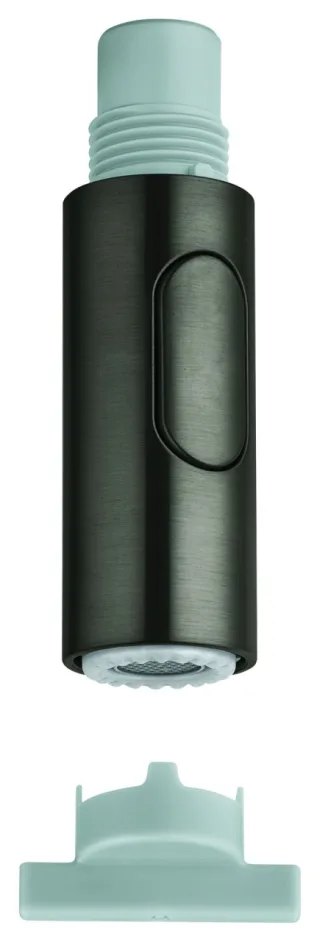 GROHE Spülbrause 48416 Laminarstrahl und Brausestrahl hard graphite gebürstet, 48416AL0 48416AL0